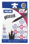 ROTULADOR MILAN 661 PUNTA PINCEL 12 COL