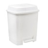PAPELERA PEDAL BLANCO 22L