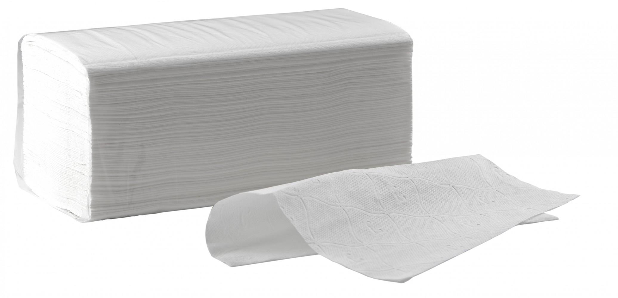 TOALLITAS DE PAPEL BLANCO SECAMANOS 200 U. ZIG-ZAG