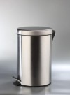 Cubo pedal 5l inoxidable brillo