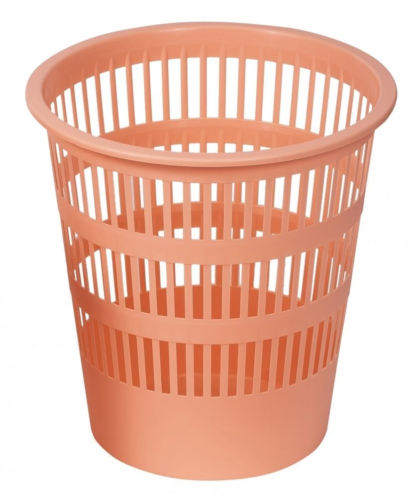PAPELERA FAIBO PASTEL NARANJA