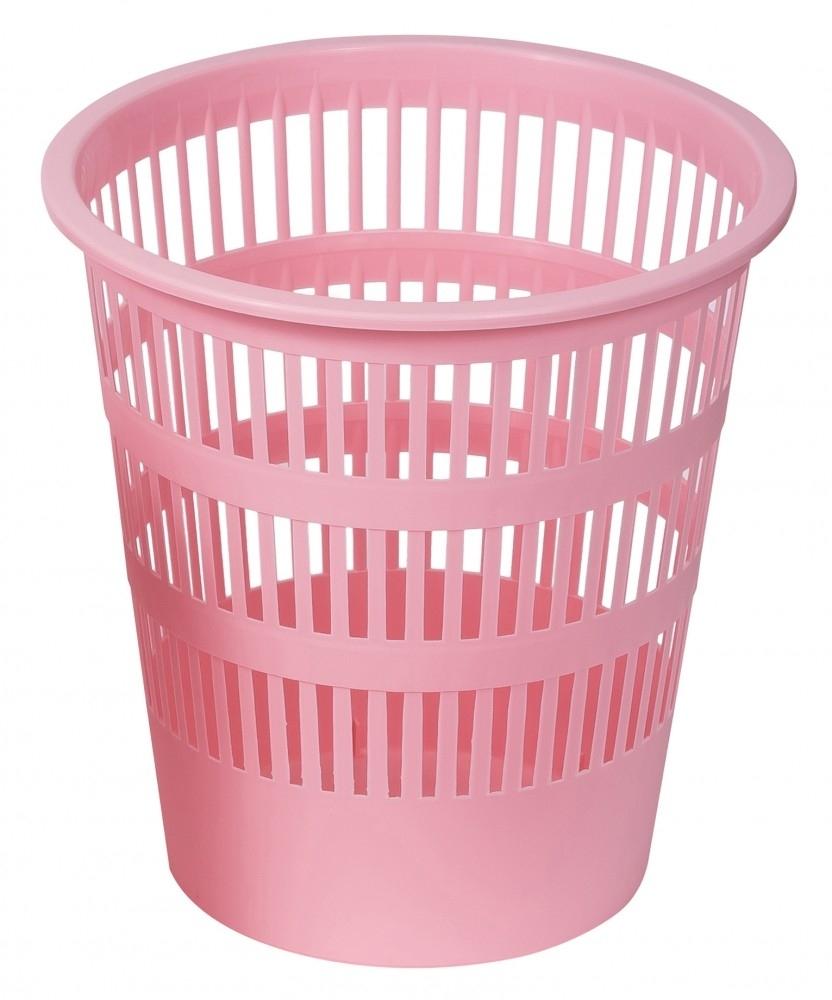 PAPELERA FAIBO PASTEL ROSA