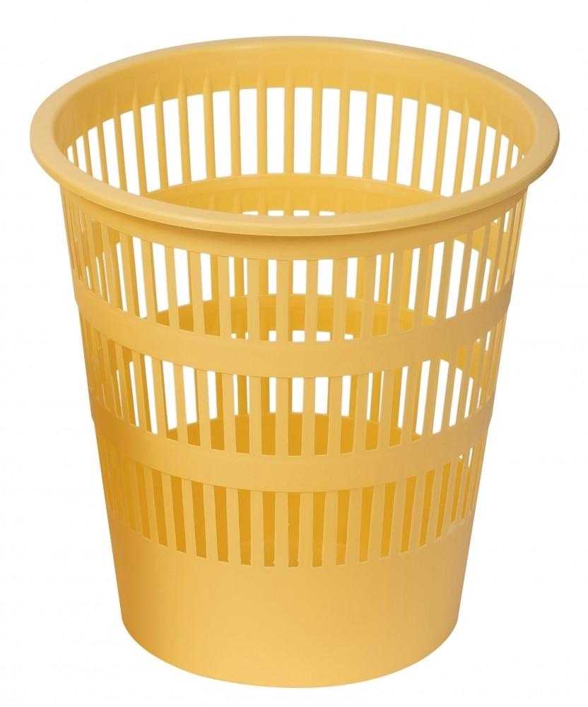 PAPELERA FAIBO PASTEL AMARILLO
