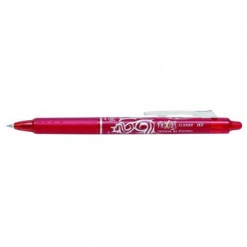 BOLIGRAFO PILOT FRIXION CLICKER CON GOMA ROJO