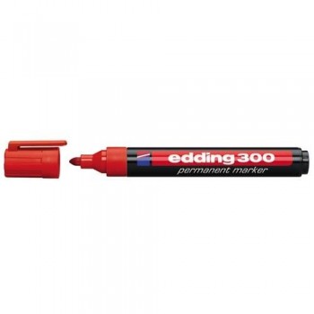 ROTULADOR EDDING 300 ROJO