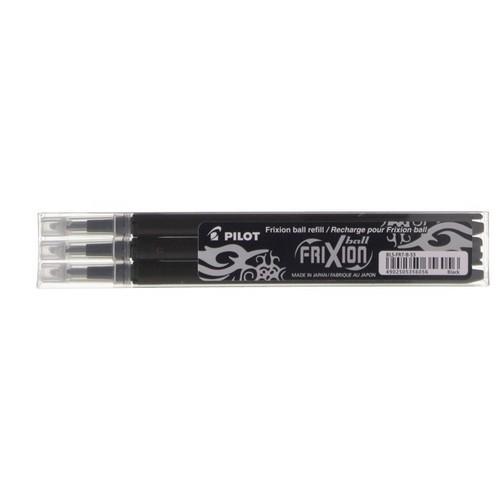 RECAMBIO BOLIGRAFO PILOT FRIXION NEGRO PACK 3