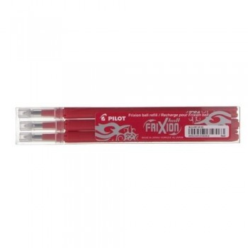 RECAMBIO BOLIGRAFO PILOT FRIXION ROJO PACK 3