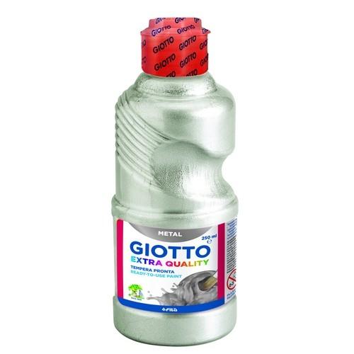 TEMPERA GIOTTO METAL 250ML PLATA