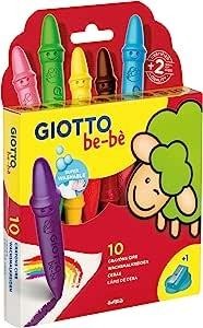 LAPIZ CERA GIOTTO BEBE CERA CJA 10UNIDADES