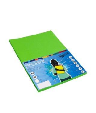 PAPEL DINA4 80GR PAQ100 VERDE FUERTE