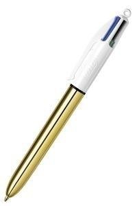 BOLIGRAFO BIC 4 COLORES DORADO