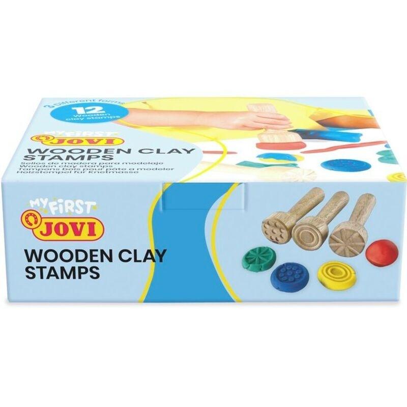 PLASTILINA JOVI  BABY 4X3 SELLOS DE MADERA
