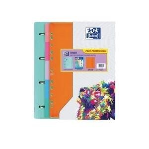 CARPEBLOCK OXFORD TOUCH  RECAMBIO+SEPARADORES+SOBRE COLORES VIVOS