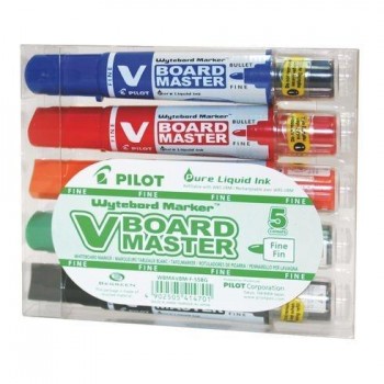 ROTULADOR PIZARRA PILOT V-BOARD MASTER ESTUCHE 5COLORES