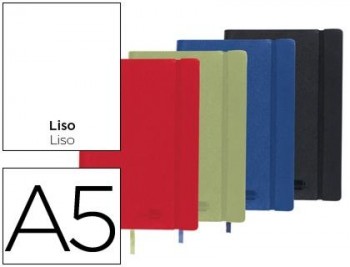 CUADERNO DINA5 ENCOLADO CON GOMILLA LP LISO