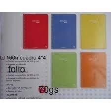 CUADERNO DINA4 100H PERSONALIZABLE CUADRO PACSA