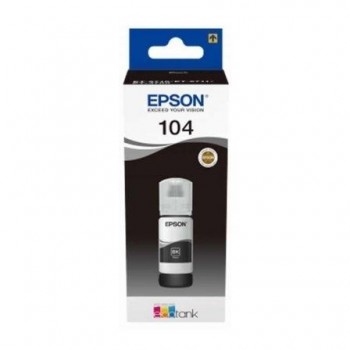 EPSON BOTE TINTA ORIGINAL 104 NEGRO ECOTANK 65ML