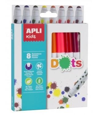 ROTULADOR  APLI  DOTS 8UNIDADES