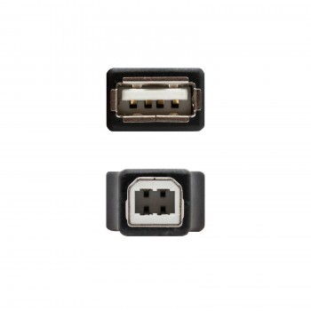 CABLE ADPTADOR  USB-A 2,0  A USB-B MACHO