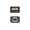 CABLE ADPTADOR  USB-A 2,0  A USB-B MACHO