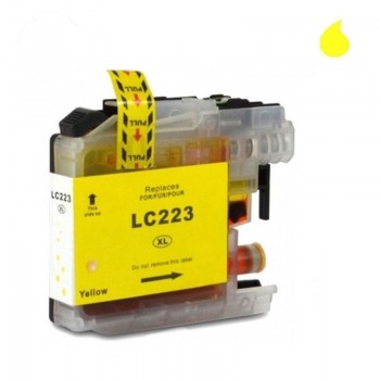 BROTHER CARTUCHO COMPATIBLE LC223 AMARILLO