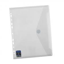 CARPETA SOBRE DINA5 MULTITALADRO FUELLE VELCRO TRANSPARENTE