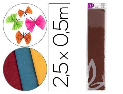 PAPEL PINOCHO CRESPON MARRON