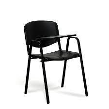 SILLA HERGO LEO 1 NEGRA CON PALA DERECHA TRAPEZOIDAL