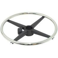 BASE ARO REPOSAPIES CROMADA