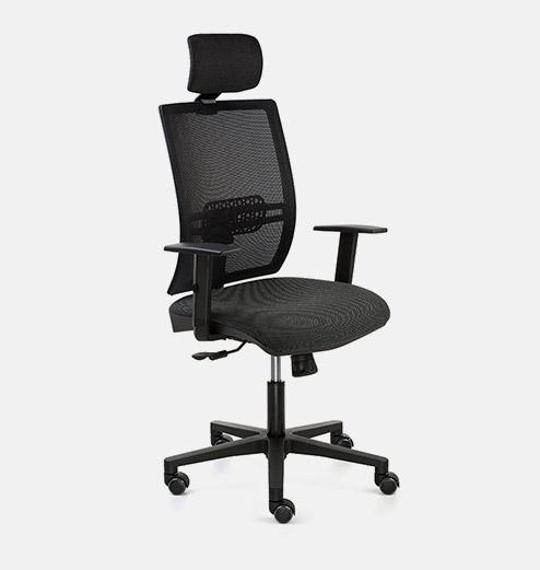 SILLON DILEOF SIGNO PRO MECANISMO SINCRO SIN BRAZOS CON REPOSACABEZA