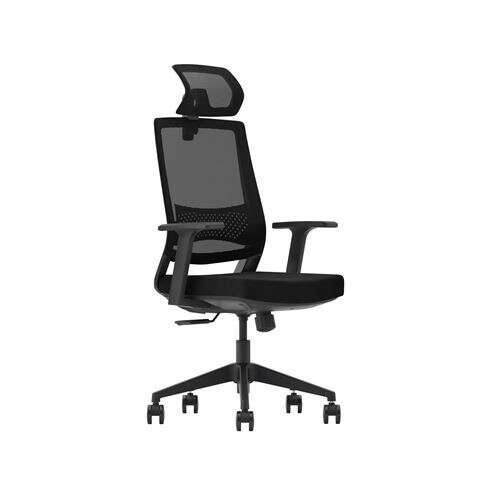 SILLON CROMAD GAMA SENIER SE1000 MALLA NEGRO