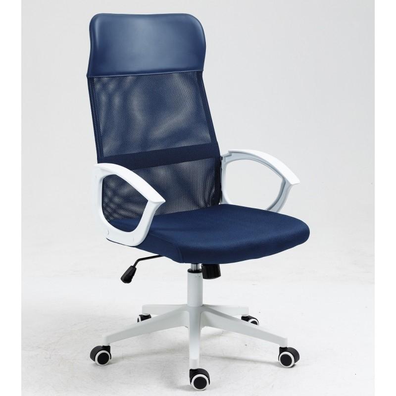 SILLON SD GINO VERTON CON BRAZOS Y MALLA AZUL Y BLANCO