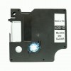 DYMO D1 COMPATIBLE 9X7 NEGRA / TRANSPARENTE 40910