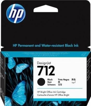 HP CARTUCHO ORIGINAL Nº712XL NEGRO 80ML