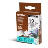BROTHER CINTA COMPATIBLE 12X8 NEGRA BLANCA TZe-231