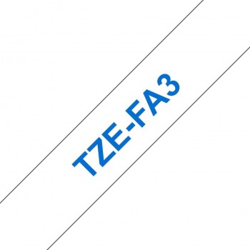 BROTHER CINTA COMPATIBLE TEXTIL 12MMX3M AZUL SOBRE FONDO BLANCO