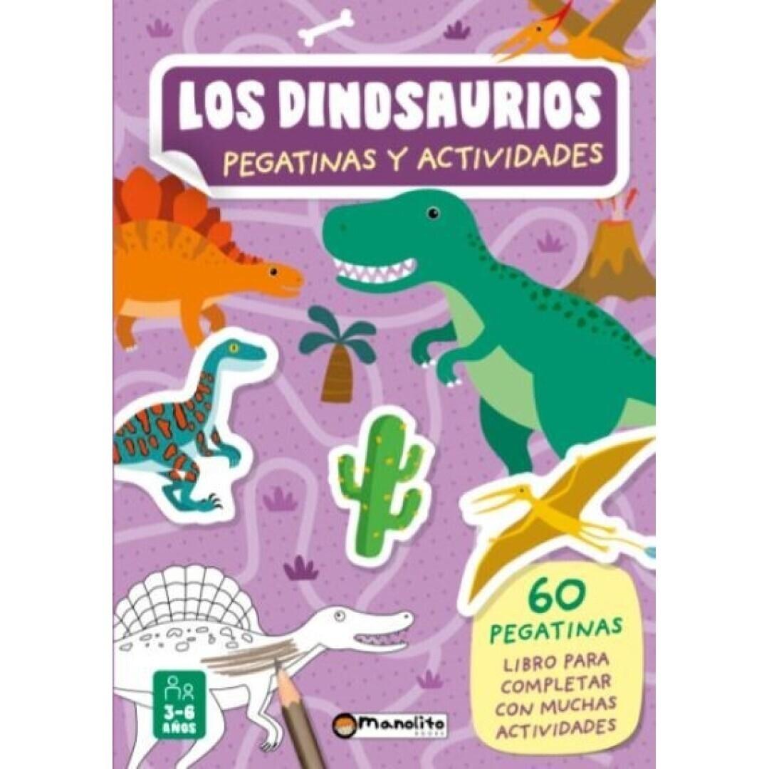 MANOLITO BOOKS PEGATINAS Y ACTIVIDADES LOS DINOSAURIOS